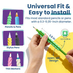 Sensory Pencil Grips for Kids & Adults with ADHD, Autism, Dysgraphia & Arthritis