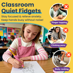 Sensory Pencil Grips for Kids & Adults with ADHD, Autism, Dysgraphia & Arthritis